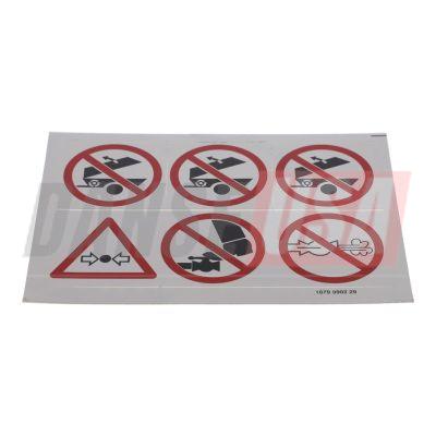 1079990229 WARNING LABEL FOR ATLAS COPCO DYNAPAC CHICAGO PNEUMATIC EQUIPMENT
