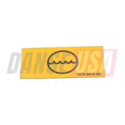 1079991660 INFORMATION LABEL FOR ATLAS COPCO DYNAPAC CHICAGO PNEUMATIC EQUIPMENT