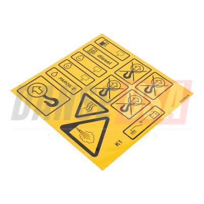 1079993068 LABEL FOR ATLAS COPCO DYNAPAC CHICAGO PNEUMATIC EQUIPMENT