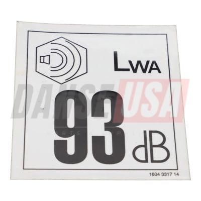 1604331714 DECAL WARNING FOR ATLAS COPCO DYNAPAC CHICAGO PNEUMATIC EQUIPMENT