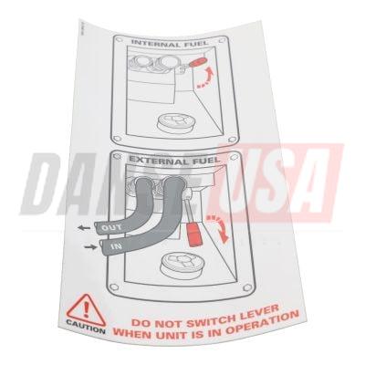 1604984000 LABEL FOR ATLAS COPCO DYNAPAC CHICAGO PNEUMATIC EQUIPMENT