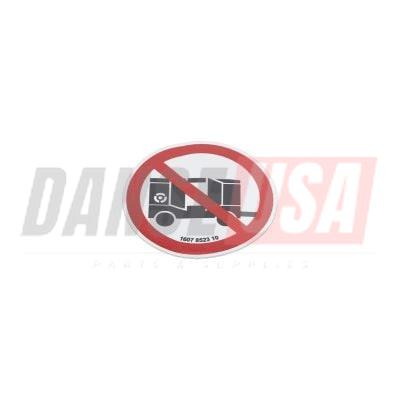 1607852310 DECAL WARNIN FOR ATLAS COPCO DYNAPAC CHICAGO PNEUMATIC EQUIPMENT