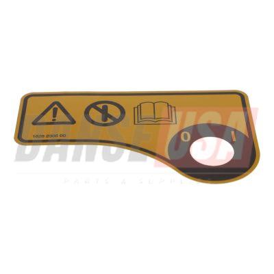 1626230500 DECAL INSTRUCT. FOR ATLAS COPCO DYNAPAC CHICAGO PNEUMATIC EQUIPMENT