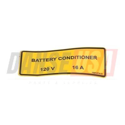 1626977401 DECAL INSTRUCT. FOR ATLAS COPCO DYNAPAC CHICAGO PNEUMATIC EQUIPMENT