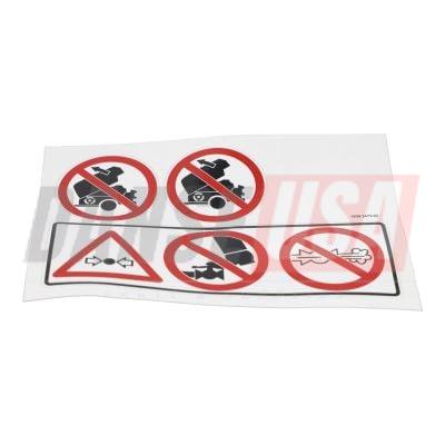 1638247300 DECAL WARNING FOR ATLAS COPCO DYNAPAC CHICAGO PNEUMATIC EQUIPMENT