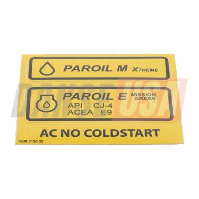 1638513800 DECAL SYMBOLS FOR ATLAS COPCO DYNAPAC CHICAGO PNEUMATIC EQUIPMENT