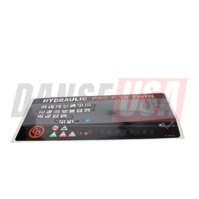3371897160 Label PAC P18 Twin FOR ATLAS COPCO DYNAPAC CHICAGO PNEUMATIC EQUIPMENT