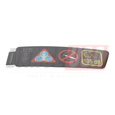 9234000474 WARNING SIGN FOR ATLAS COPCO DYNAPAC CHICAGO PNEUMATIC EQUIPMENT