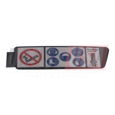 9234020865 WARNING SIGN FOR ATLAS COPCO DYNAPAC CHICAGO PNEUMATIC EQUIPMENT