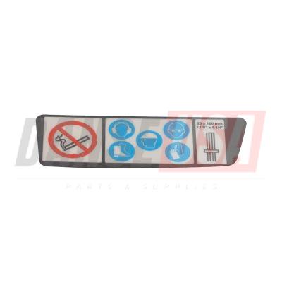 9234020866 WARNING SIGN FOR ATLAS COPCO DYNAPAC CHICAGO PNEUMATIC EQUIPMENT