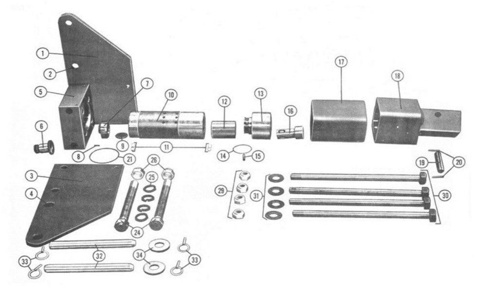 B-555 AirRam Parts Breakdown Assembly Parts