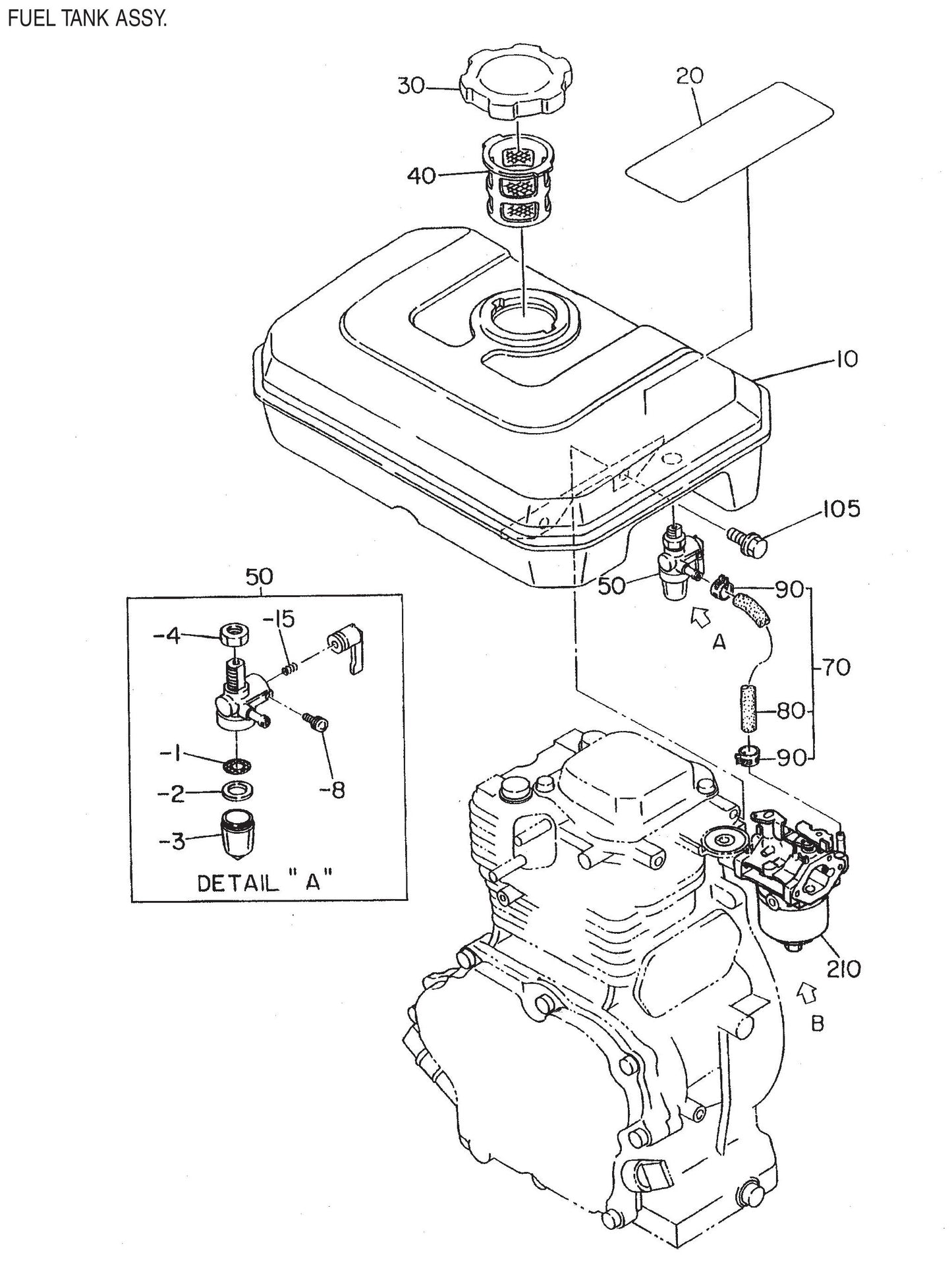 B-Series Fuel Tank Assembly-2 Parts