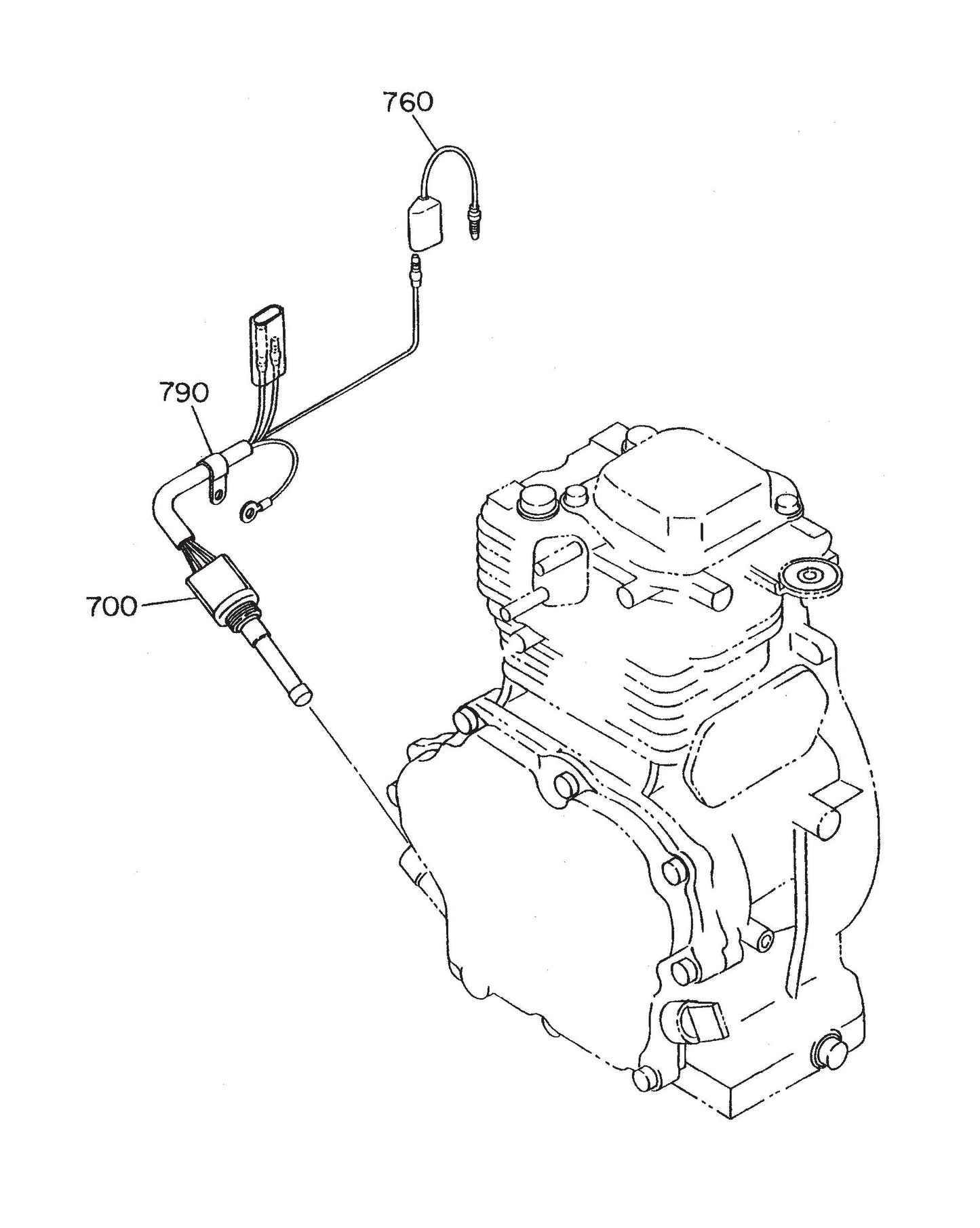 B-Series Oil Sensor Assembly Parts