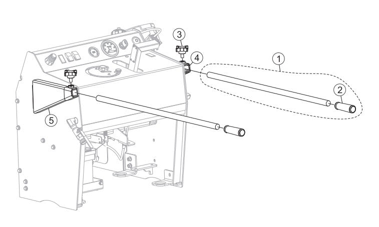 Handlebars Assembly Parts-PS403016, PS403020, PS403026, PS403030 DEUTZ F2L2011 DIESEL ENGINE