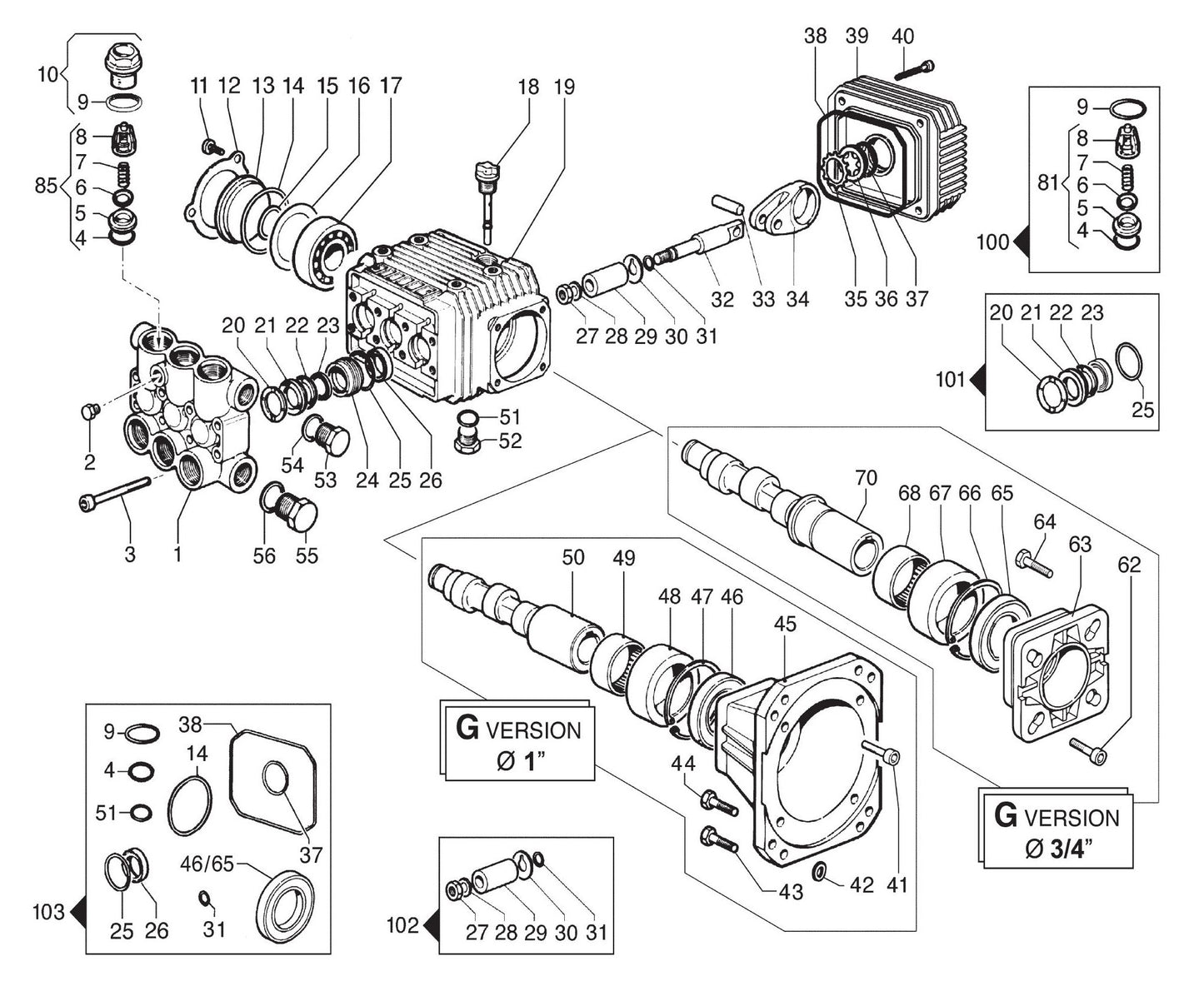 BE B4013HCS Pressure Washer Assembly-2 Parts by BE Power Equipment