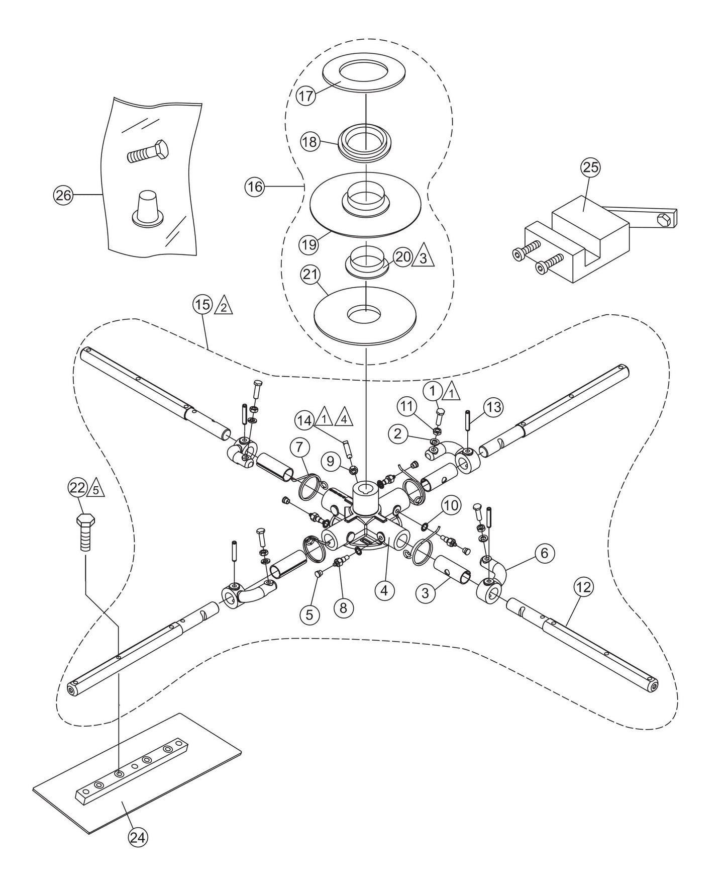 B46 Series Spider Assembly Parts