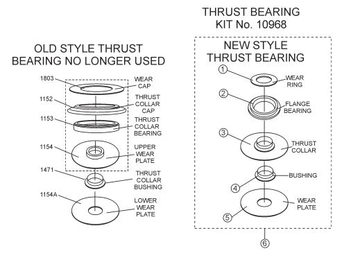 BA-Series Thrust Bearing Kit Assembly. Parts by Multiquip Whiteman
