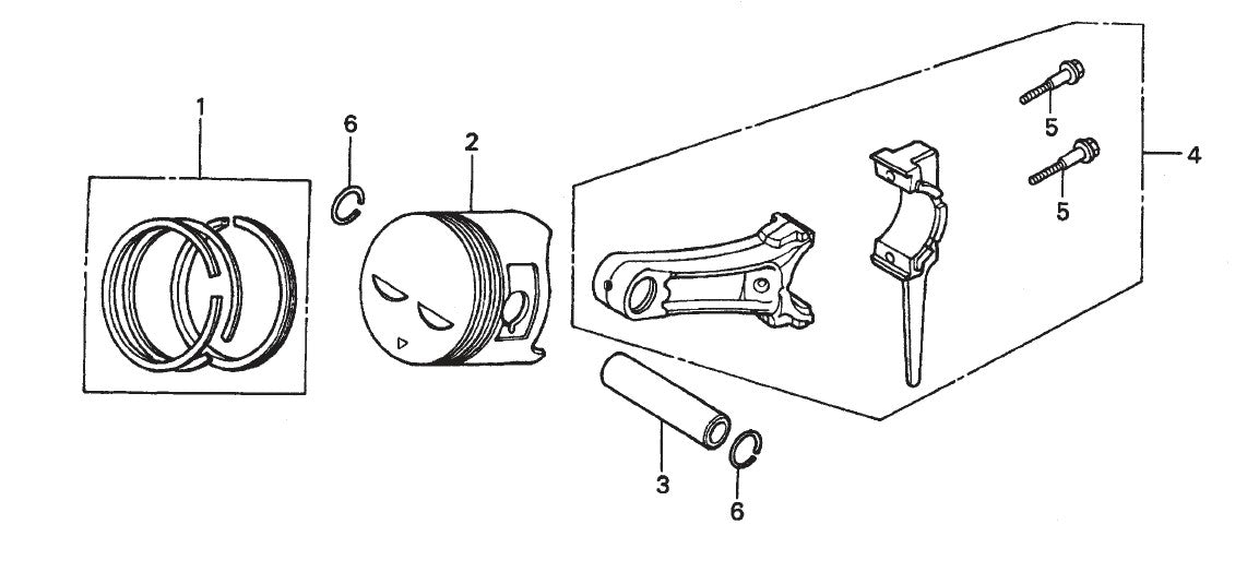 BA-Series Piston Assembly. Parts by Multiquip Whiteman