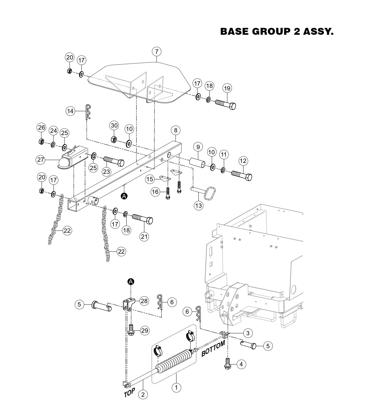 GBX GloBug Lighting System Base Group 2 Assembly Parts by Multiquip