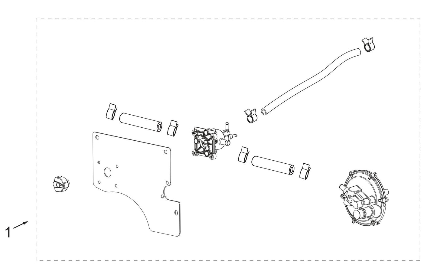 BE12500T Generator Switch, Secondary Pressure Reducing Valve Assembly Parts by BE Power Equipment