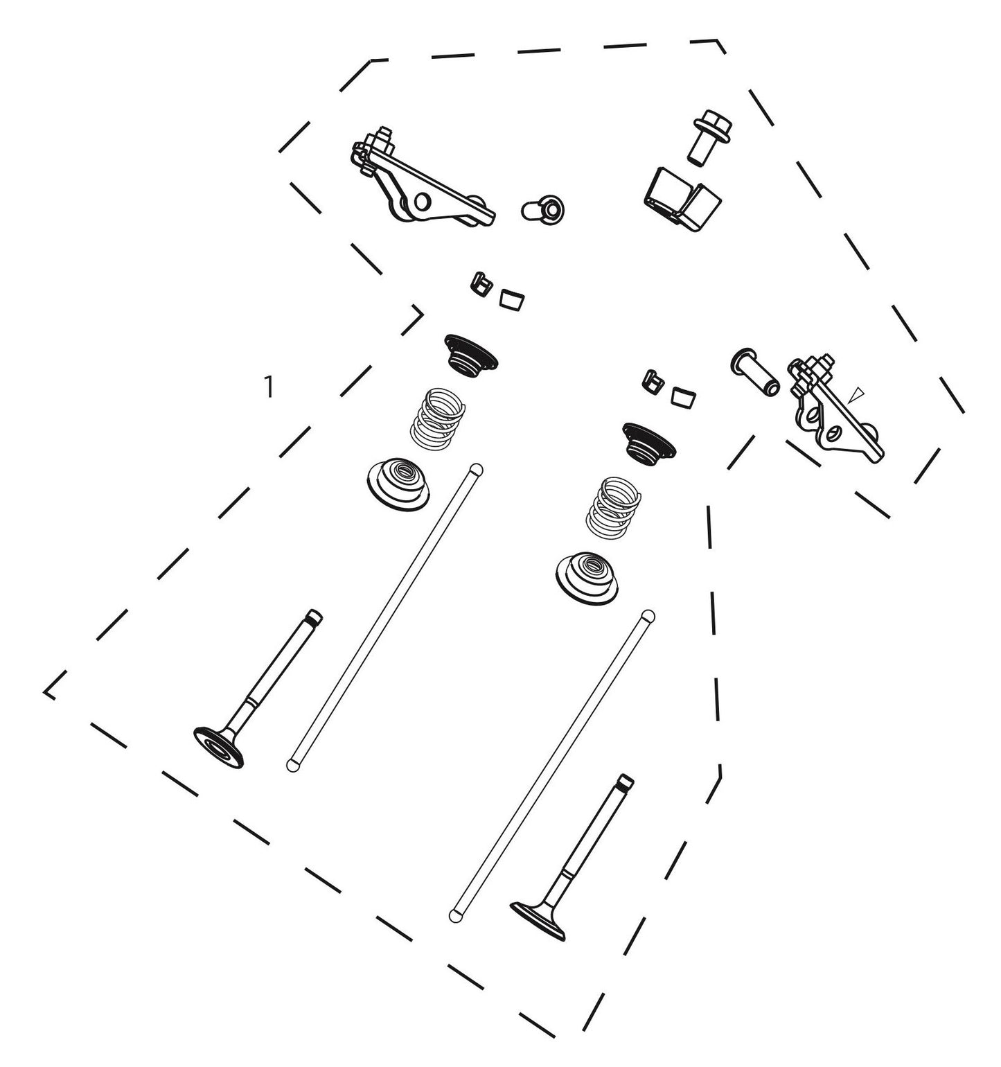 BE4700ID Inverter Generator Valve Assembly Parts by BE Power Equipment