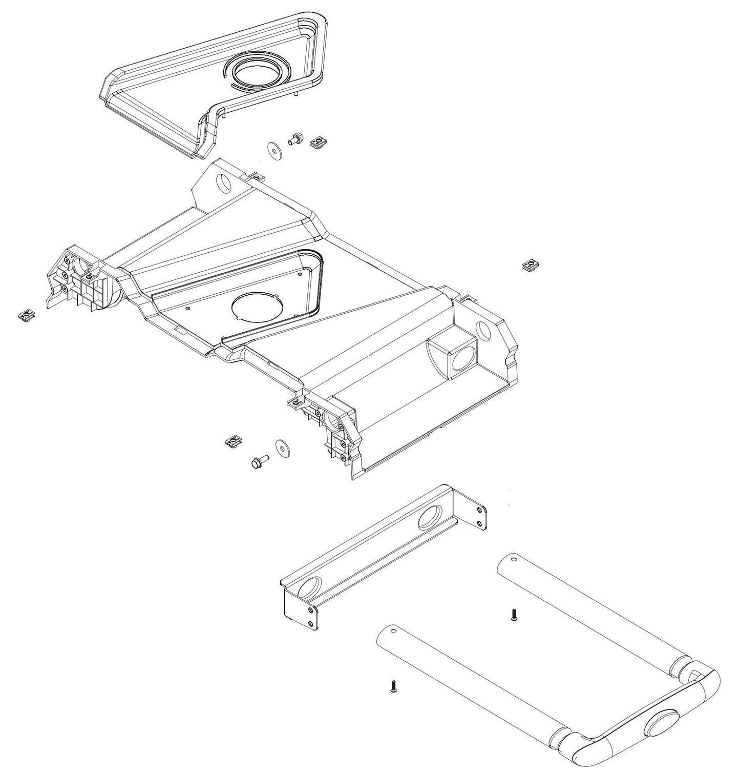 BE7500ID Inverter Generator Pull Rod/Housing Assembly Parts by BE Power Equipment
