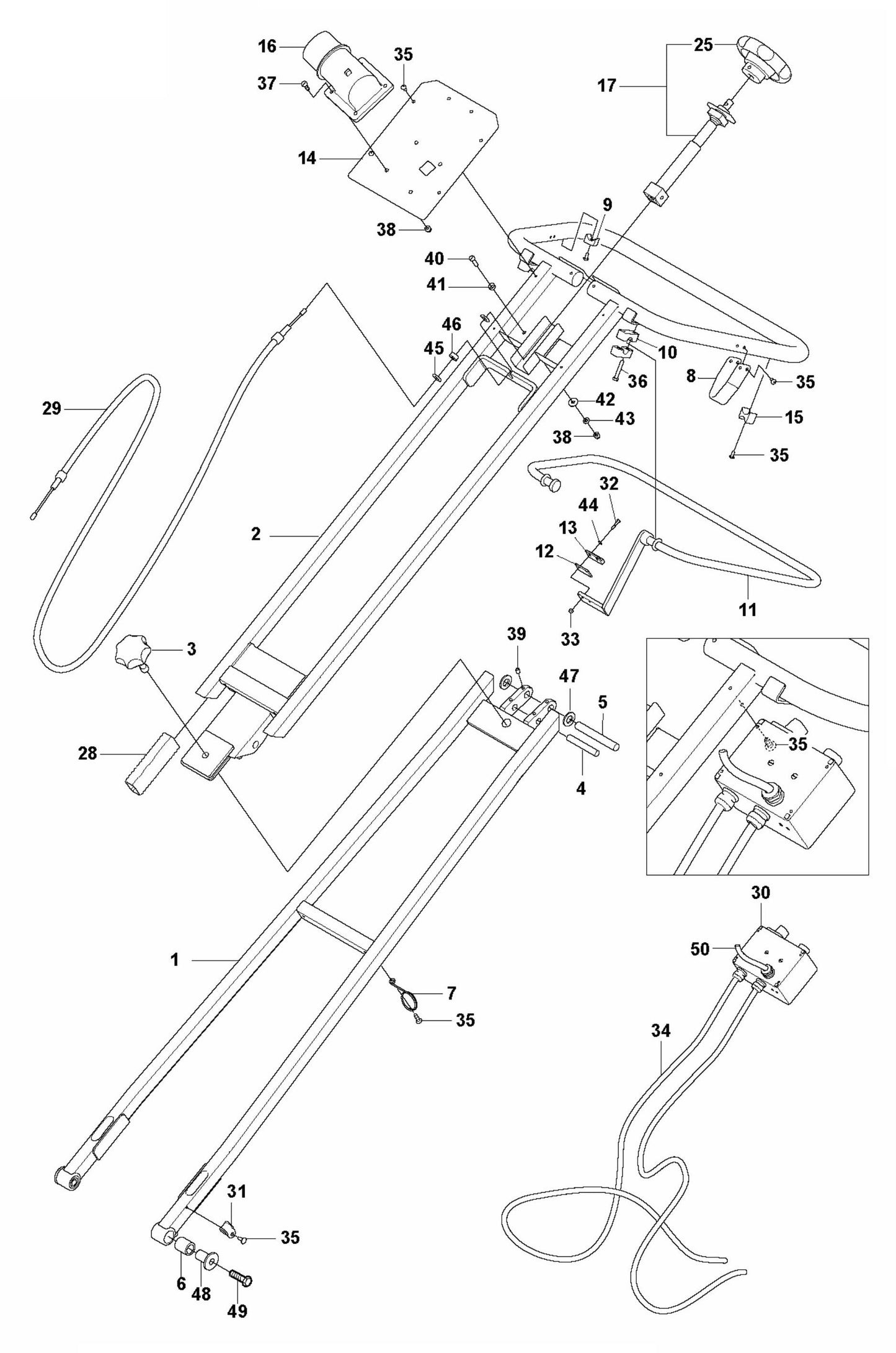 BG Combi Handle Assembly Parts