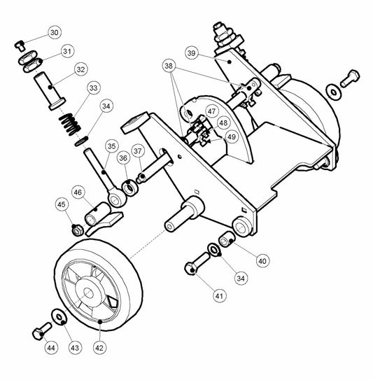 BMP 265 Wheel Bracket Assembly Parts