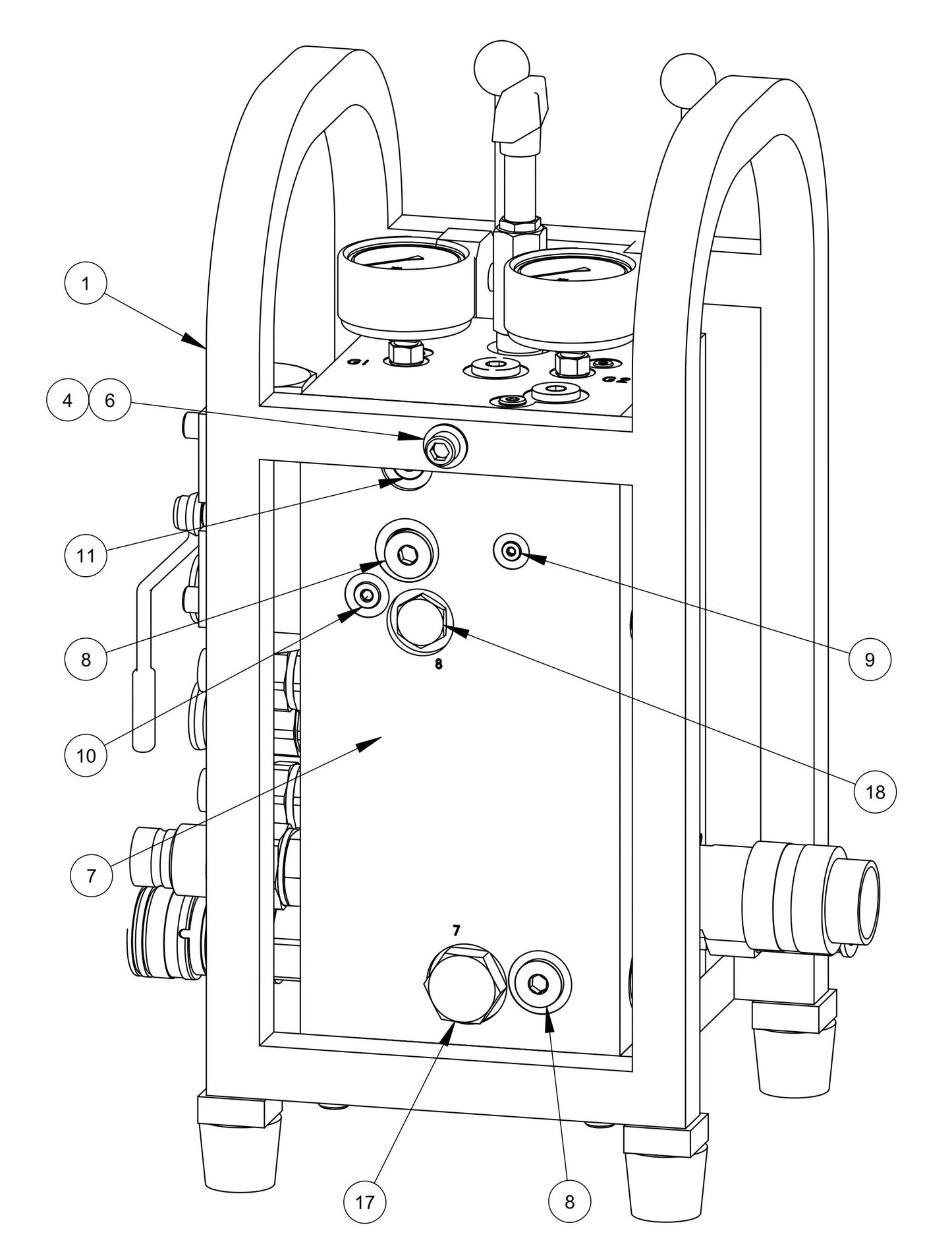 BS-2 Remote Control (Front) Parts