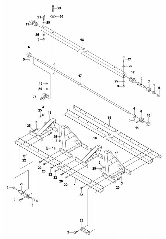BT 90 Screed Sections 2M Electric/Petrol Assembly Parts