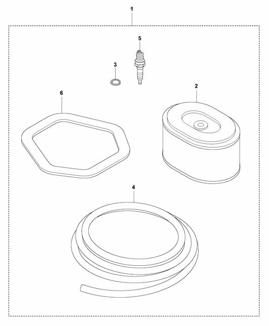 BT 90 Service Kit-Honda GX 270 Assembly Parts