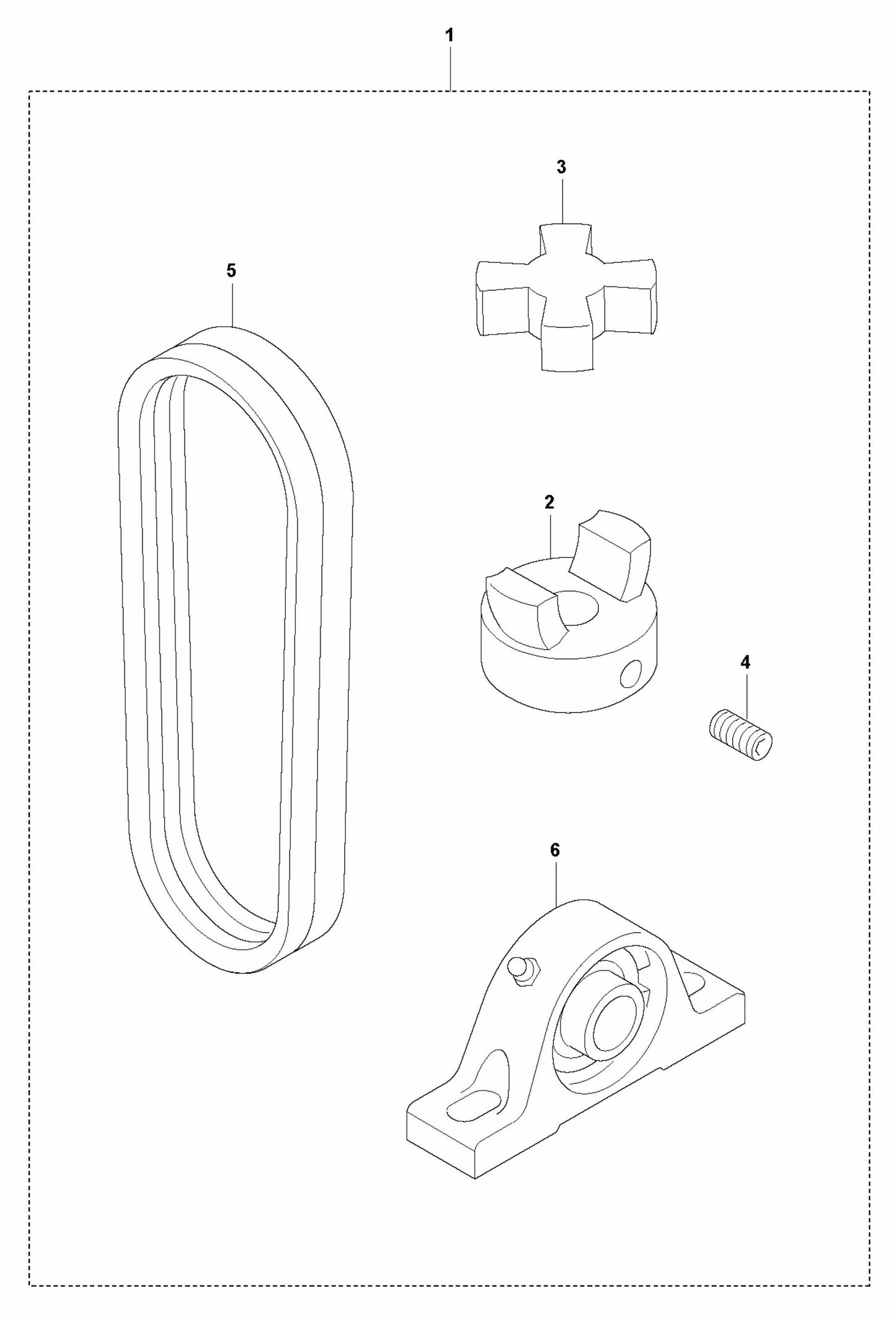 BT 90 Pneumatic Drive Unit Service Kit-Electric/Gasoline Assembly Parts