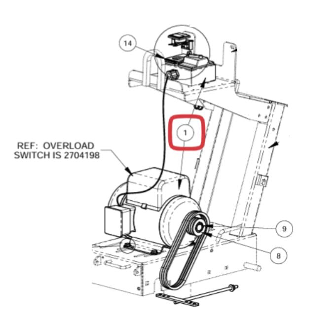 Diamond Products 5HP-1PH BALDOR MOTOR WITH SWITCH BOX & PIGTAIL 3450RPM, 184T FRAME, 230V TEFC 2600278