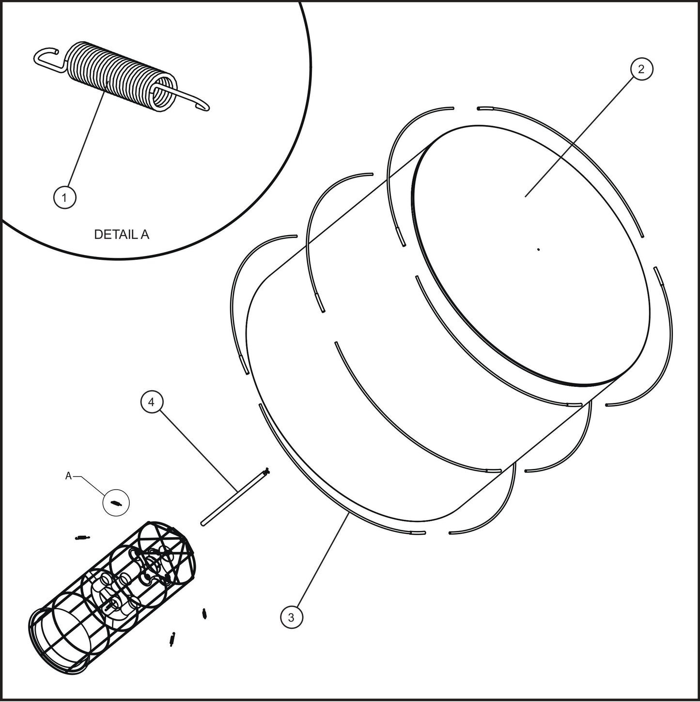 Balloon Light Assembly Group Parts For Maxi-Lite II and Night-Lite Pro II Units (SN 07-002729 and UP) by Allmand