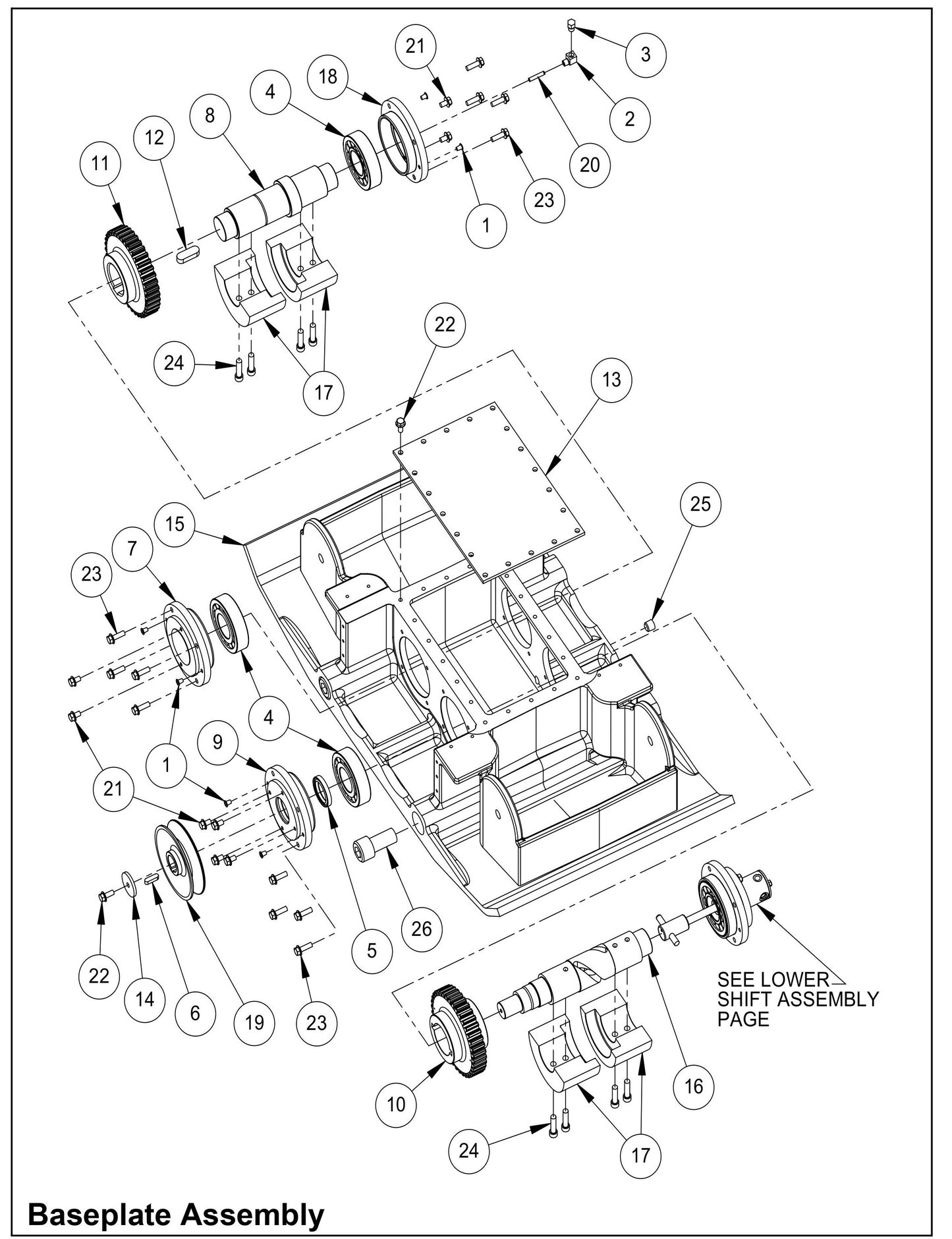 GPR135 Baseplate Assembly Reversible Plate Compactor Parts By MBW