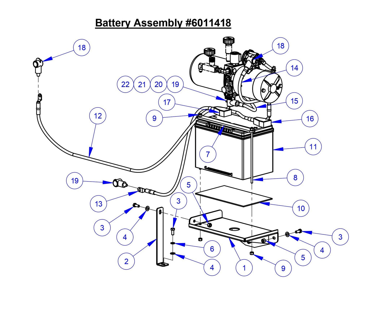 CC3535JBVP Battery Assembly