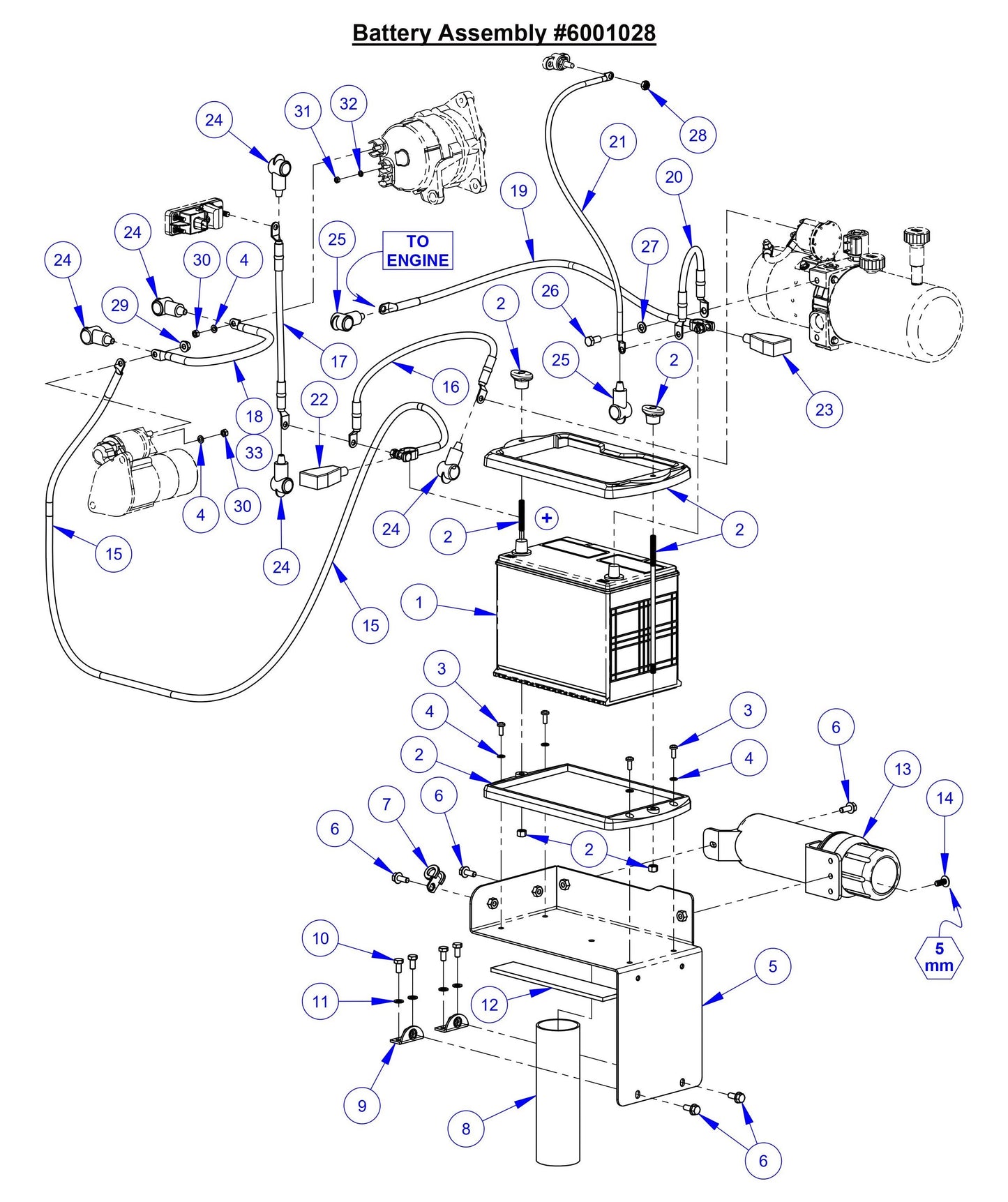 CC5049 Battery Assembly