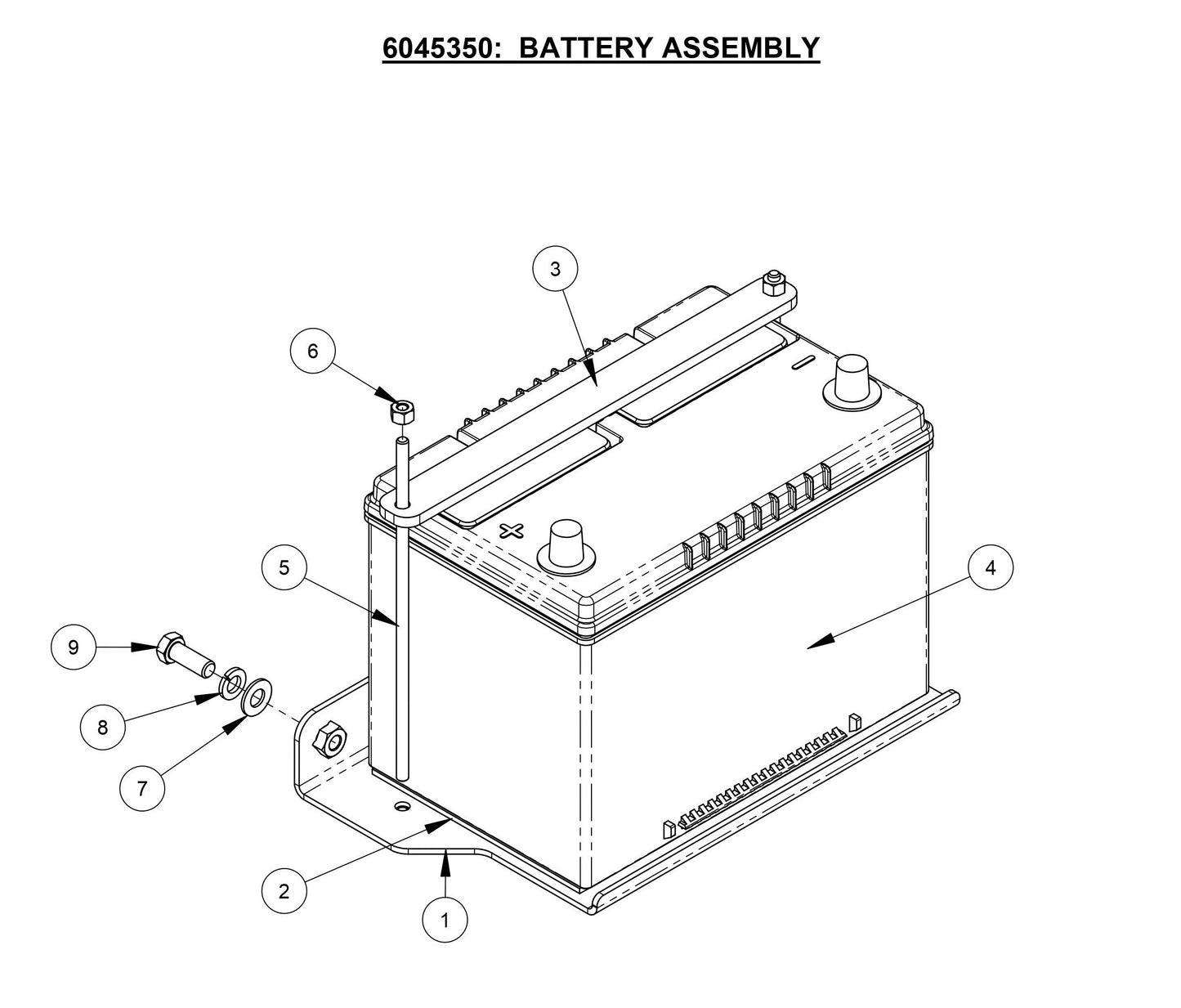 CC4120 /30EXL-3 Battery Assembly