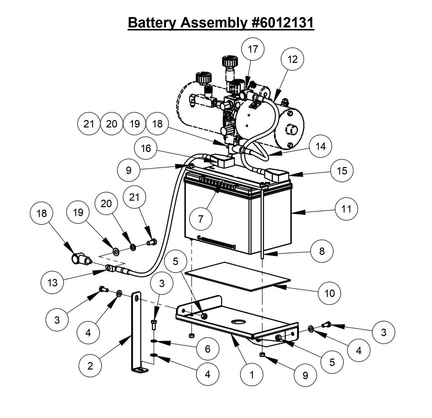 CC3700E Battery Assembly