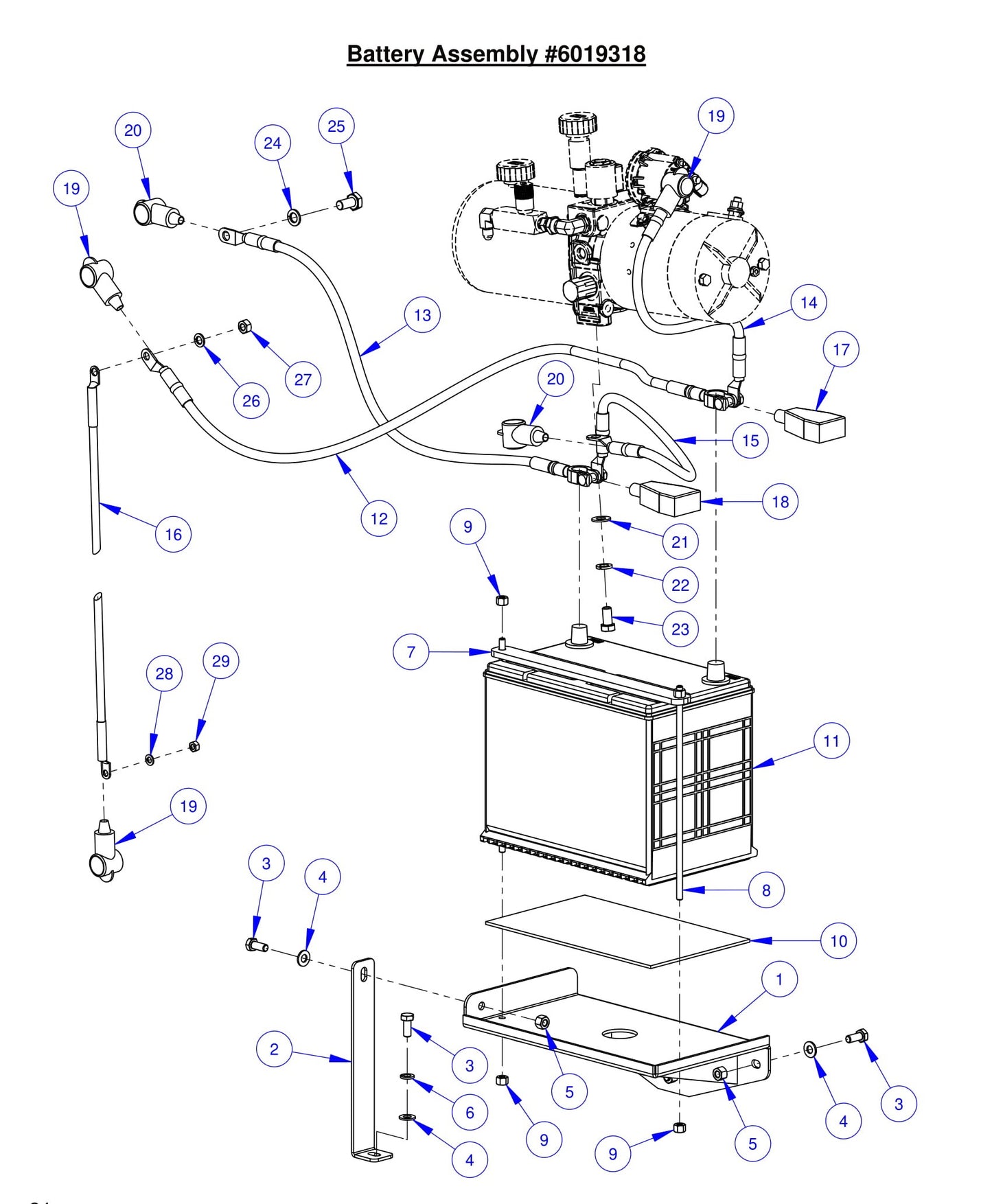 CC6561-3 Battery Assembly