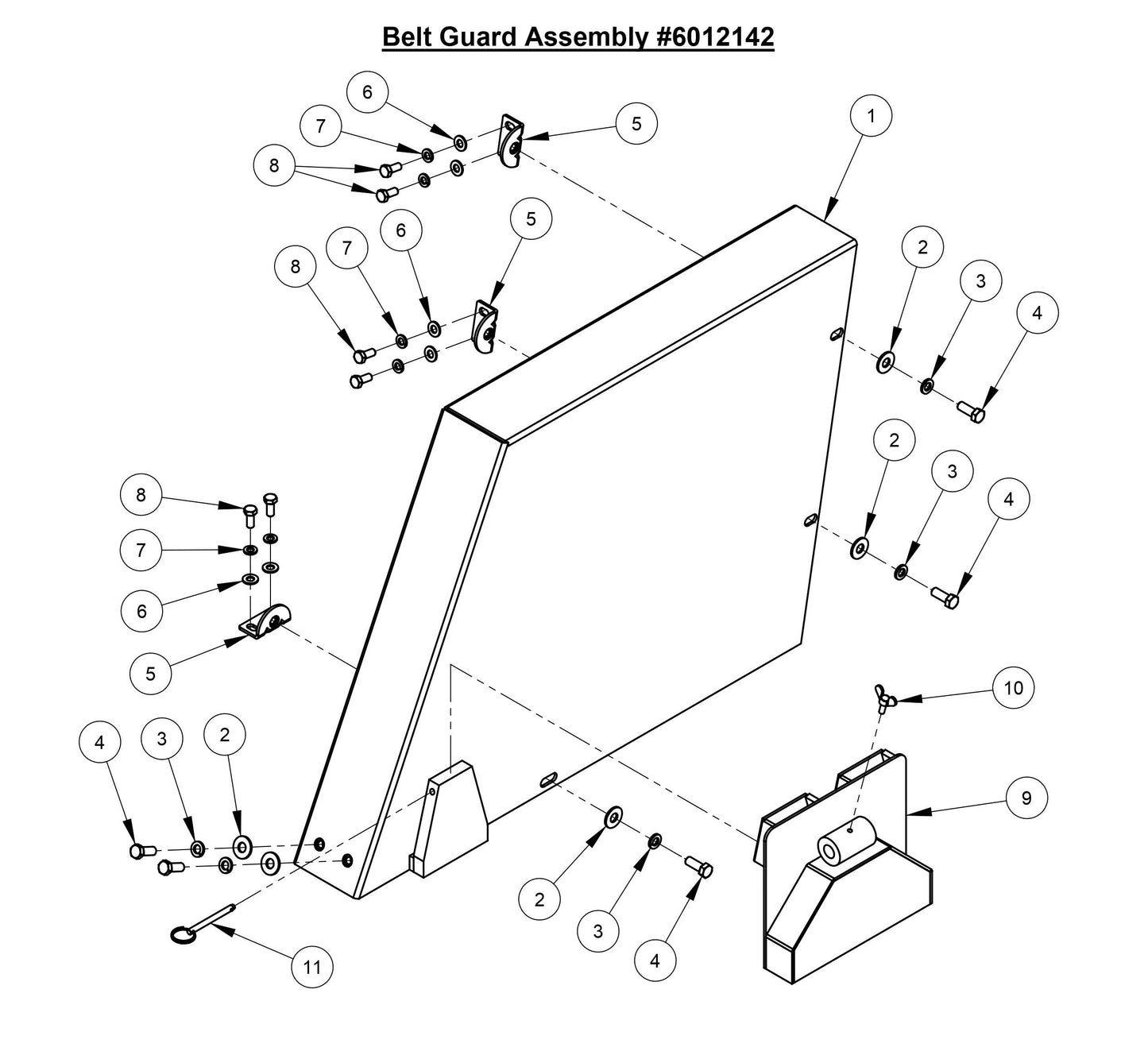 CC3728 Belt Guard Assembly