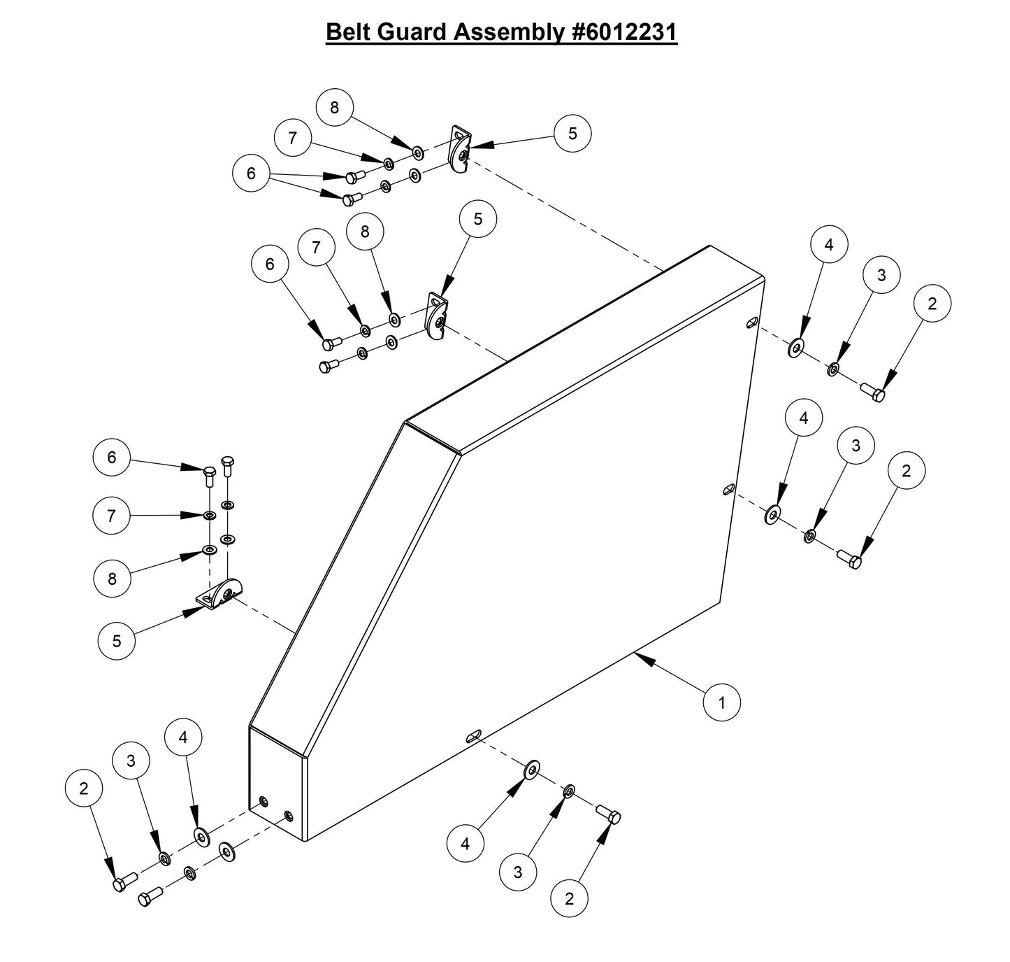 CC3700E-3 Belt Guard Assembly