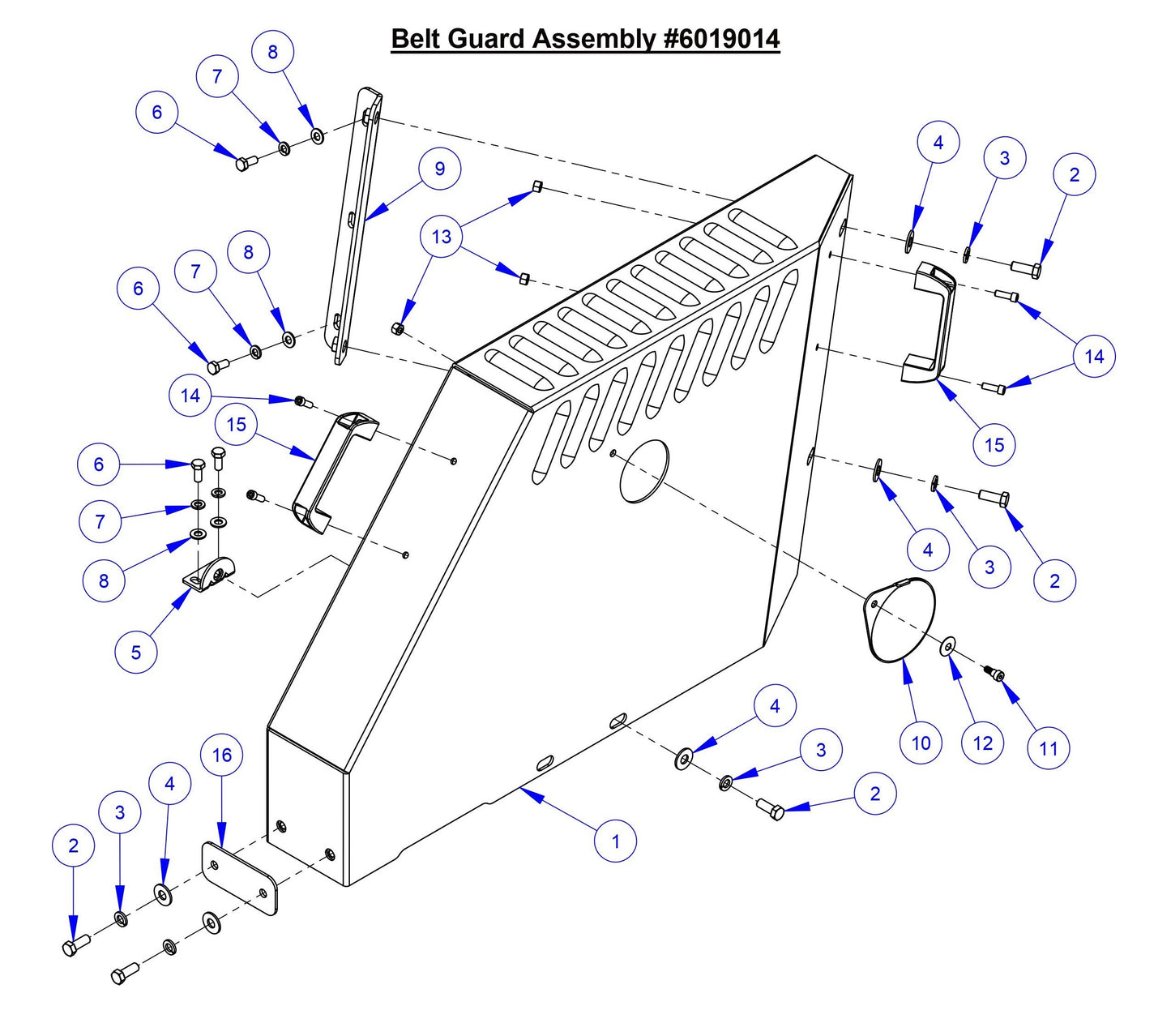 CC6566 Belt Guard Assembly