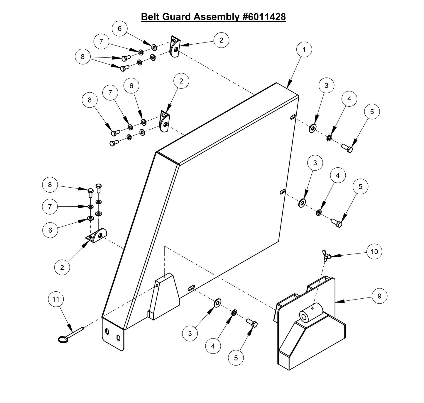 CC3500E (Belt Guard Assembly)