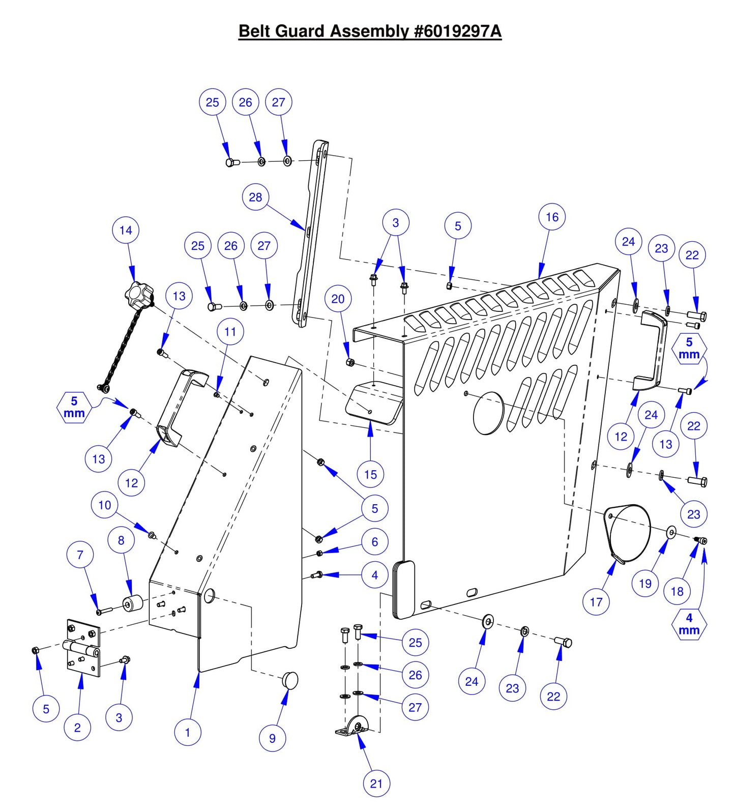 CC6561-3 Belt Guard Assembly