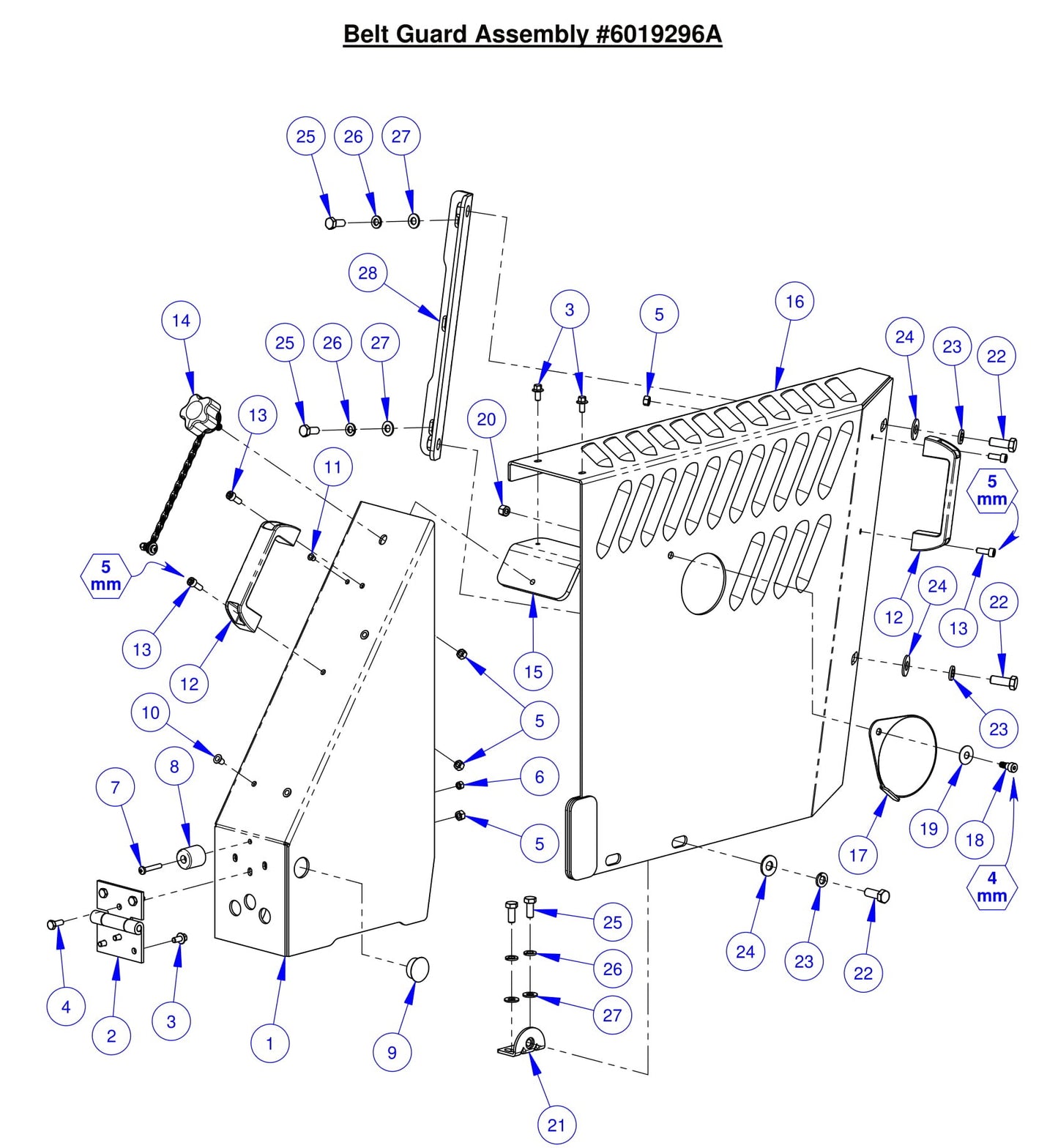 CC6561 Belt Guard Assembly