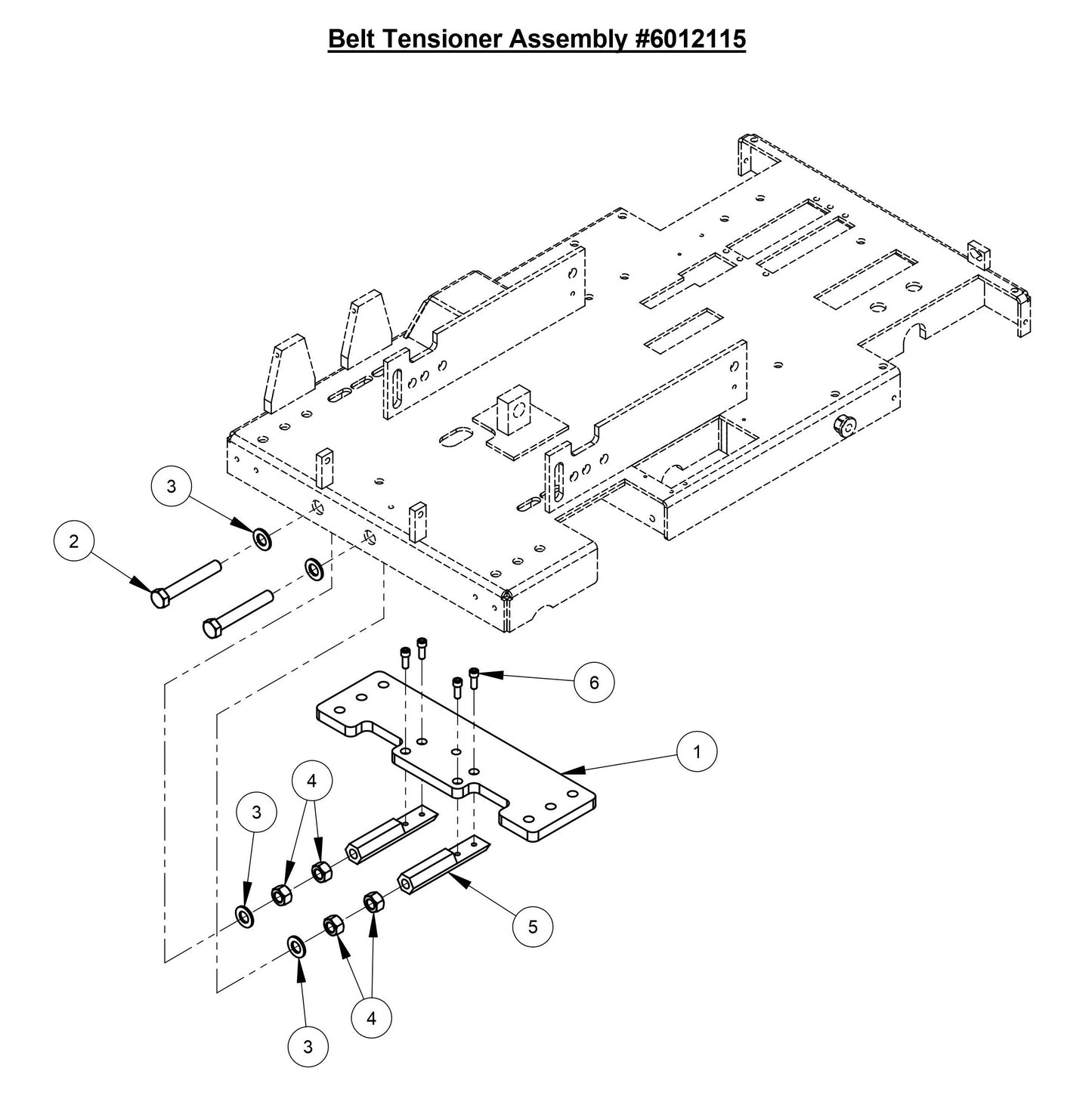 CC3700TE Belt Tensioner Assembly