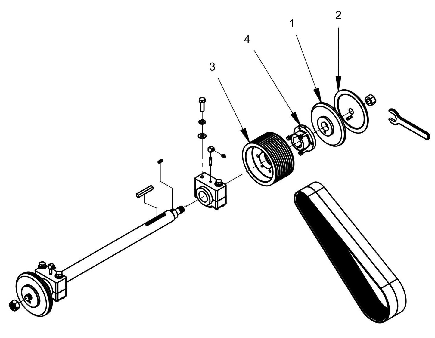 CC6160QS Retrofit Blade Shaft Retrofit Parts