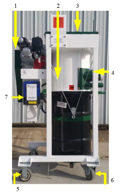 Body Group Part 1 For CV1900AV CORE VAC Core Cut By Diamond Products