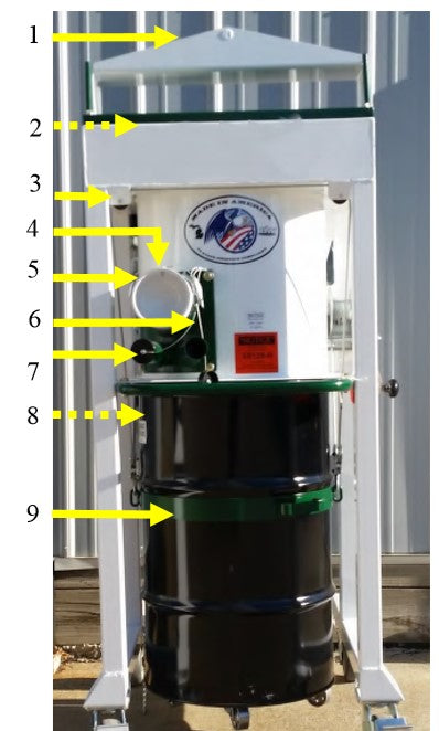 Body Group Part 3 For CV1900AV CORE VAC Core Cut By Diamond Products